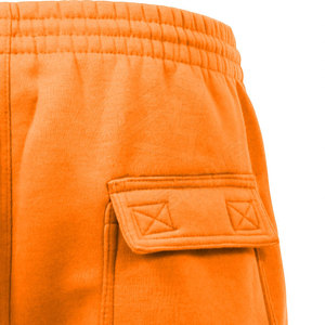 กางเกงกีฬาขายาวสำหรับผู้ชายกางเกงขาสั้นคาร์โก้มีกระเป๋าขนาดใหญ่แบบเรียบสำหรับออกกำลังกายในยิมป้ายกีฬาตามสั่ง - Product Image 5