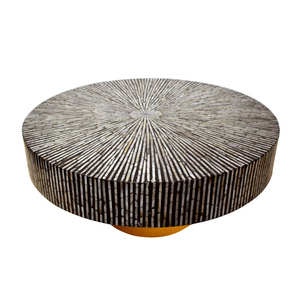 Table basse de haute qualité, écologique, au design moderne, avec incrustation en os de chèvre, pour la maison, l'hôtel, le bureau, la ferme, provenant d'un fournisseur indien - Product Image 2