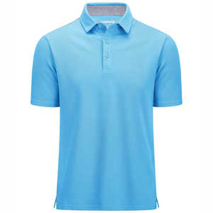 Polos respirants pour hommes pour l'été T-shirts polo à manches courtes en coton mélangé de haute qualité avec design personnalisé - Product Image 4