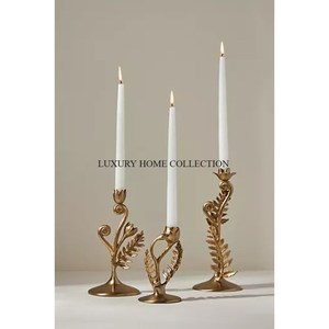 Candelabros de decoración de mesa de artículos de plata de aluminio, candelabro iluminador de hogar y hoteles de Calidad exclusiva a la venta - Product Image 2