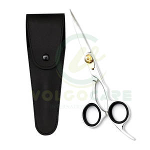 2024 ciseaux de coiffeur professionnels en acier inoxydable de nom de marque personnalisé, pour un usage en salon et à la maison dans un style unique - Product Image 1