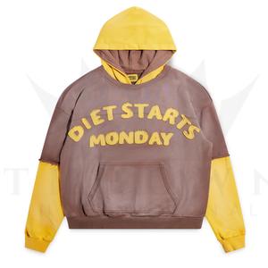 Conjunto de Sudadera con Capucha Oversize de Algodón para Mujer con Logo Estampado Personalizado, Capucha Corta Efecto Desgastado por el Sol, Pantalones Jogger 100% Algodón, Chándal de Invierno 3D - Product Image 4