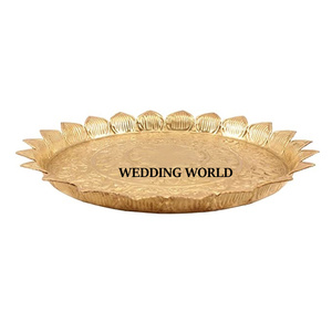 Round <b>Chocolate</b> Tray Latest Arrival handmade <b>Chocolate</b> Platter Round Shape Fancy metal <b>Chocolate</b> Tray - Product Image 6