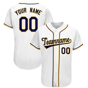 Vente en gros OEM Nom cousu Numéro Pinstripe Maillots de baseball personnalisés pour hommes fabriqués par Hanger Impex - Product Image 3