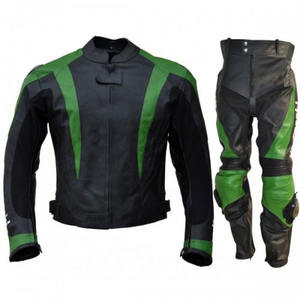 Vêtements de sport taille XL de haute qualité sur mesure moto course automobile deux pièces veste en cuir imprimé respirant pour adultes - Product Image 1