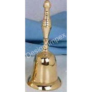 Campanas de mano decorativas de latón de lujo para eventos, artículos de decoración para Navidad y bodas - Product Image 1