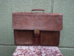 Bolso Bandolera de Piel de Vacuno con Pelo, Marca de Lujo, para Mujer, Bolso Tote para Portátil, Bolso de Mano de Cuero Genuino con Personalización LHLB-0011 - Product Image 5