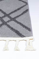 Tapis en microfibre scandinave anthracite, tapis en peluche, fabrication mécanique, qualité supérieure, moderne, faible MOQ, fabriqué en Turquie, hauteur de la pile de 14 mm