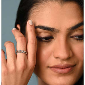 Anillos de Plata de Ley 925 de Primera Calidad para Mujer, Chapados en Rodio con Engaste de Circonita, Regalo Perfecto - Product Image 3