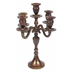 Candélabres en argent Candélabres décoratifs intérieurs et en ouate artisanat en métal bougeoirs de luxe et accessoires d'éclairage - Product Image 6