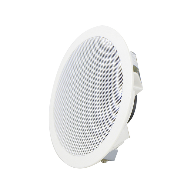 V Ceiling Speaker for Background Music & Voice Paging in Commercial Spaces with Elegant Design
