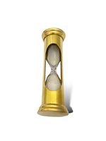 Minuteur à sable numérique vintage de luxe en laiton, 2 minutes, pour bureau, salon, décoration intérieure
