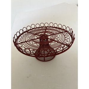 Soporte para Pastel de Una Sola Capa, de Malla de Alambre de Hierro, Ecológico, Apto para Lavavajillas, con Acabado Negro, para Hogar, Bodas, Fiestas de Cumpleaños, Decoración de Mesa - Product Image 6