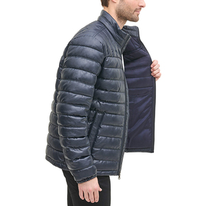 Vestes en duvet pour hommes, doudoune chaude d'hiver, logo personnalisé, veste à bulles pour hommes avec capuche 2026 - Product Image 5