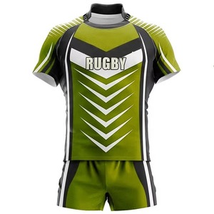 Vêtements de football de rugby Uniforme d'équipe sportive Maillots de rugby à sublimation uniformes de rugby personnalisés de haute qualité à séchage rapide à vendre - Product Image 2