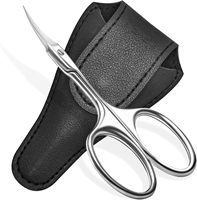 Outils professionnels de haute qualité pour le soin des ongles, pour droitiers, manucure russe, ciseaux à cuticules droits, tranchants, en acier inoxydable, durables
