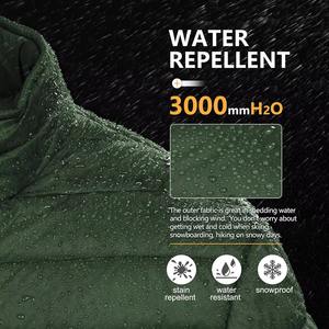 Chaqueta Acolchada Cortavientos de Color Sólido para Hombre, Gruesa, Abrigada para Invierno, con Cierre, Deportiva, Informal, para Calle, con Servicio OEM - Product Image 6