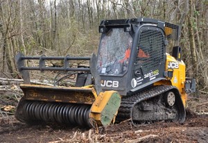 High Quality JCB Diesel-<b>Powered</b> Skid Steer Mulcher Attachment for Forestry Land Clearing Grass <b>Brush</b> Cutting 1 Year Warranty - Product Image 4