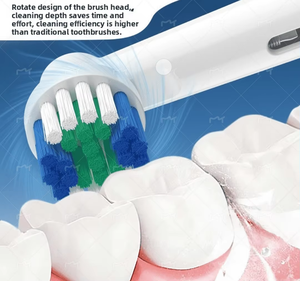 Premium Pack 8pcs Replacement Brush <b>Heads</b> with Soft Bristles for Hotel Household Use Sensitive Oral Hygiene Electric <b>Toothbrush</b> - Product Image 3
