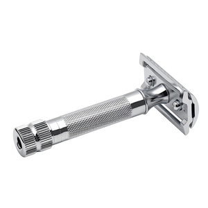 Maquinilla de Afeitar de Seguridad Recta con Cuchilla de Doble Filo de Acero Inoxidable Alemán - Product Image 2