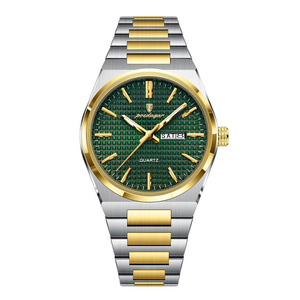 Reloj POEDAGAR para Hombre en Tono Plateado, Estilo Clásico de Negocios, Correa de Metal - Product Image 6