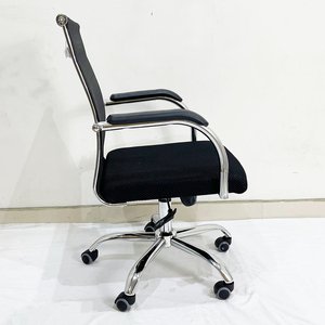 MF-BH110 Contemporary Swivel Office Chair Adjustable Headrest Lift Mesh Back Modern for Home Office Home PU Foam Fabric Plastic - Product Image 5