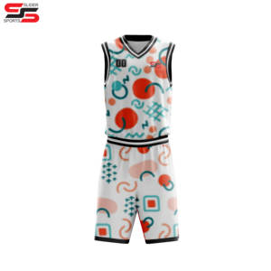 Uniformes de baloncesto bordados para hombres y mujeres, ropa deportiva de fábrica, camisetas de uniformes de baloncesto de poliéster al por mayor - Product Image 3