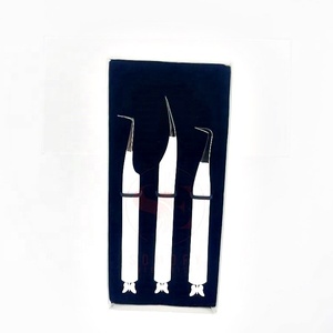 Pince à épiler papillon professionnelle en acier inoxydable de qualité supérieure, personnalisable, conception durable, prise en main parfaite, pointe lisse pour cils - Product Image 6