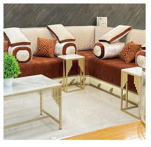 Sofá estilo Majlis árabe, diseño clásico, elegante conjunto para sala de estar, asientos de esquina de lujo, diseño que ahorra espacio - Product Image 1