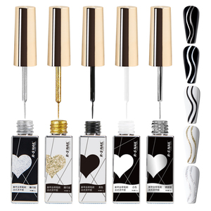 <span class=keywords><strong>Vernis</strong></span> Gel Professionnel RS Nail Private Label pour Manucure Française DIY, Gel Liner <span class=keywords><strong>Semi</strong></span>-<span class=keywords><strong>Permanent</strong></span> pour Dessins et Traçages - Product Image 1