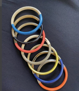 Brazalete y Pulsera de Cuerno de Búfalo Pulido para Mujer, Gran Venta - Product Image 3