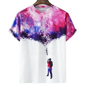 Camiseta de Punto Transpirable de Secado Rápido de Algodón/Bambú para Hombre, Uso Casual, Servicio OEM, Diseño Liso, Superventas - Product Image 1