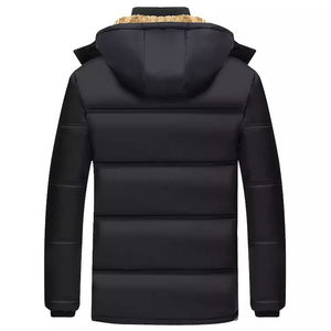 Chaqueta de Invierno Personalizable para Hombre, Chaqueta de Lona Impermeable de Alta Calidad con Capucha de Forro Polar, Chaqueta de Invierno para Exteriores, Venta al por Mayor 2025 - Product Image 3