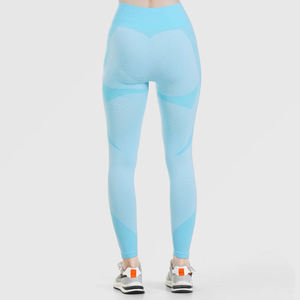 Wholesale Super Soft High Waist Yoga <b>Leggings</b> for Women Women's Fitness Gym Elastic Waist Yoga <b>Leggings</b> with Solid <b>Pattern</b> - Product Image 2