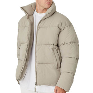 Gilet d'hiver d'usine, échantillon de veste, couleur unie, logo personnalisé, gilet matelassé épais, gilet sans manches pour homme, gilet matelassé respirant pour homme - Product Image 3