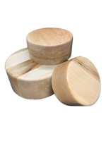 Cylindre en béton - Support/Base de présentation à huit coins pour statues classiques en bois et décorées à la main en différentes tailles