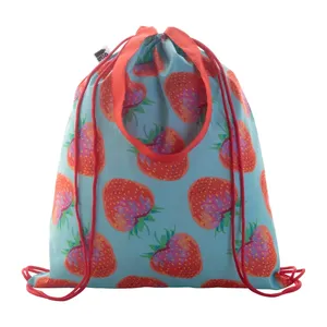 CreaDraw Shop Zaini Sportivi Sostenibili in RPET con Coulisse, Borse Promozionali per Merchandising - Product Image 1