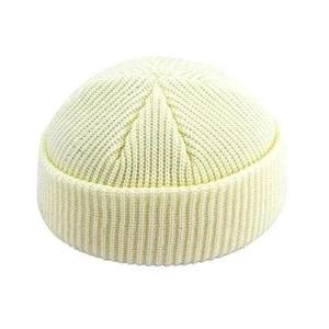 Bonnet d'hiver chaud en tricot, couleur unie, style hip hop, bonnet de ski pour hommes et femmes, bonnet élastique doux pour les voyages à la plage. - Product Image 3
