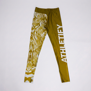 Leggings de yoga mi-taille confortables avec une flexibilité maximale, designs vibrants tendance, taille élastique, respirant, durable - Product Image 1