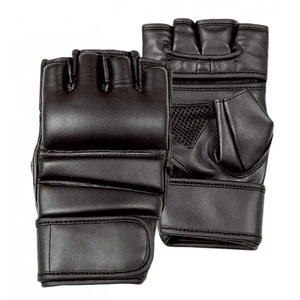 Gants de boxe noirs pour entraînement MMA, gants de Muay Thai, gants de boxe Muay Thai, pour combattants MMA - Product Image 5