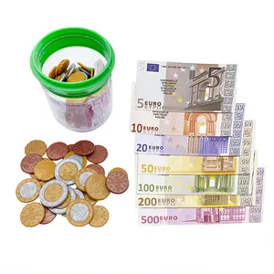 Educational Euro Pretend Money Toys Kit for kid