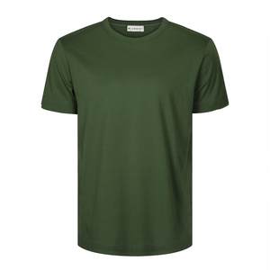 Maillot de corps pour hommes en rayonne de bambou évacuant l'humidité Heather T Shirts Stretch Crewneck Tees T Shirt pour hommes - Product Image 5