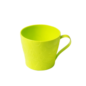 200ml Reusable Plastic Mug Bulk Embossed Fish Drinking Cup with Handle Shatterproof Canteen Food Stall Family <b>Kitchen</b> Mug - Product Image 3