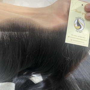 Cabello humano 100% Natural sin procesar, extensión de cabello Frontal de encaje transparente, virgen peruano, HD - Product Image 3