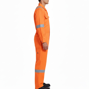 Combinaisons de haute qualité sur mesure, 100% polyester, classe 2 ANSI, imperméables, avec éclairage LED, haute visibilité, plusieurs poches - Product Image 6