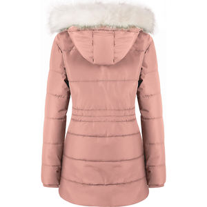 Veste en fourrure bouffante luxueuse veste en fourrure épaissir chaud naturel confortable fourrure femme luxe vers le bas manteau de fourrure pour les femmes - Product Image 2