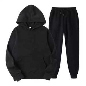 Pantalones de chándal personalizados Unisex, sudaderas con capucha, 2 piezas, jogging Tech, chándal de lana para hombre, chándal de Fitness - Product Image 3