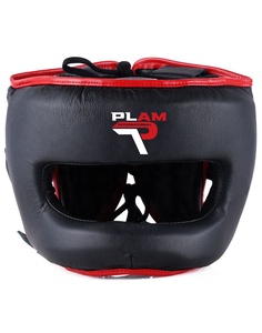Top Premium professionnel en cuir de vachette Muay Thai Headguard Protection de la tête de boxe de haute qualité - Product Image 3