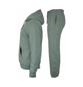 Sudadera con Capucha Azul con Cierre, Personalizada de Fábrica, Cuello Alto, Media Cremallera, Lavado Ácido, Sudadera Holgada de Algodón para Hombre - Product Image 6