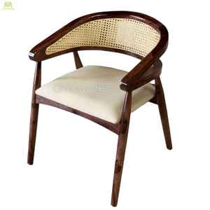 เก้าอี้รับประทานอาหารไม้เนื้อแข็งธรรมชาติราคาที่ดีที่สุดสําหรับรับประทานอาหารที่บ้านร้านอาหารคาเฟ่โรงแรมโรงอาหารสวน - Product Image 5